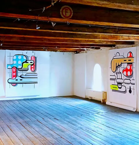 Installationsfoto fra Koordinat Værker
